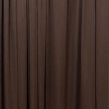 4 - Way Stretch Spandex Backdrop Drape Curtain Dark Brown - YauSpark