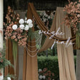 4 - Way Stretch Spandex Backdrop Drape Curtain Dark Brown - YauSpark