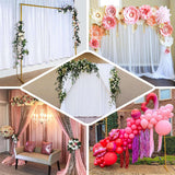 Heavy Duty Metal Square Balloon Flower Frame Photo Backdrop Stand 8.2ft