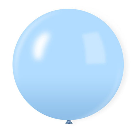 5 Pc Macaroon Blue Latex Helium, Air or Water Balloons 36" - YauSpark