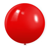 5 Pc Matte China Red Latex Helium, Air or Water Balloons 36" - YauSpark
