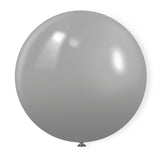 5 Pc Matte Gray Latex Helium, Air or Water Balloons 36" - YauSpark