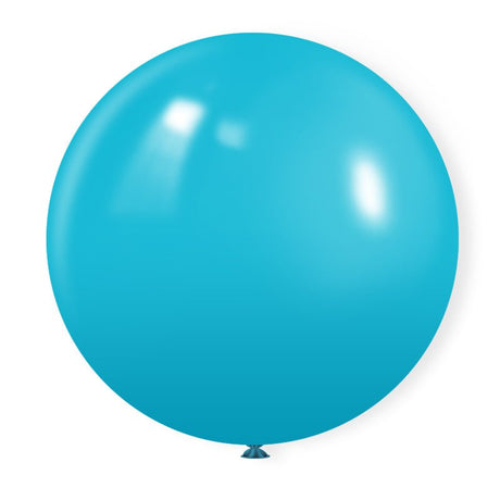5 Pc Matte Turqueza Latex Helium, Air or Water Balloons 36" - YauSpark
