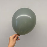 5 Pc Pastel Dusk Green Latex Helium, Air or Water Balloons 36" - YauSpark