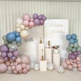 5 Pc Pastel Dusk White Latex Helium, Air or Water Balloons 36" - YauSpark