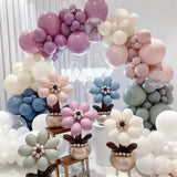 5 Pc Pastel Dusk White Latex Helium, Air or Water Balloons 36" - YauSpark