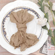 5 Pc Pleated Polyester Napkin Cloth 20"x20" Lavender Purple - YauSpark