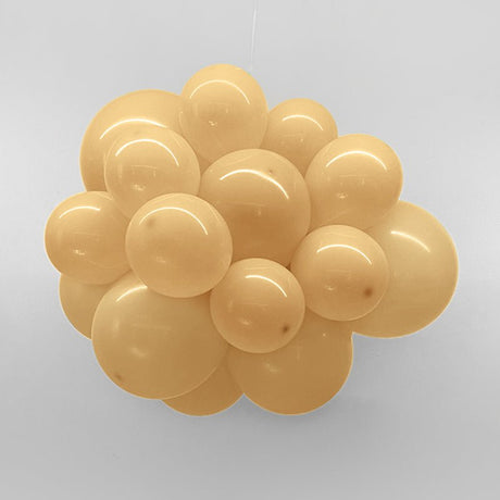 5 Pc Retro Apricot Latex Helium, Air or Water Balloons 36" - YauSpark