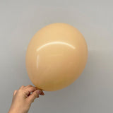 5 Pc Retro Apricot Latex Helium, Air or Water Balloons 36" - YauSpark