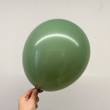 5 Pc Retro Avocado Green Latex Helium, Air or Water Balloons 36" - YauSpark