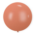 5 Pc Retro Cameo Brown Latex Helium, Air or Water Balloons 36" - YauSpark