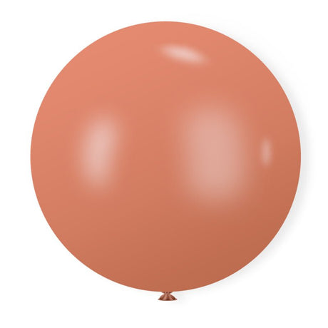 5 Pc Retro Cameo Brown Latex Helium, Air or Water Balloons 36" - YauSpark