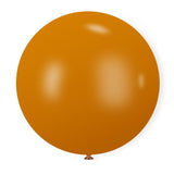 5 Pc Retro Caramel Orange Latex Helium, Air or Water Balloons 36" - YauSpark
