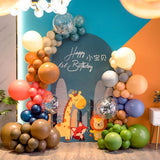 5 Pc Retro Caramel Orange Latex Helium, Air or Water Balloons 36" - YauSpark