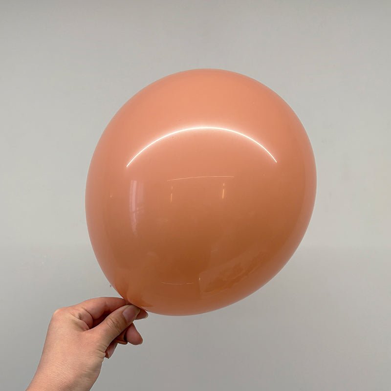5 Pc Retro Warm Pink Latex Helium, Air or Water Balloons 36" - YauSpark
