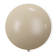 5 Pc Retro White Sand Latex Helium, Air or Water Balloons 36" - YauSpark