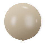 5 Pc Retro White Sand Latex Helium, Air or Water Balloons 36" - YauSpark