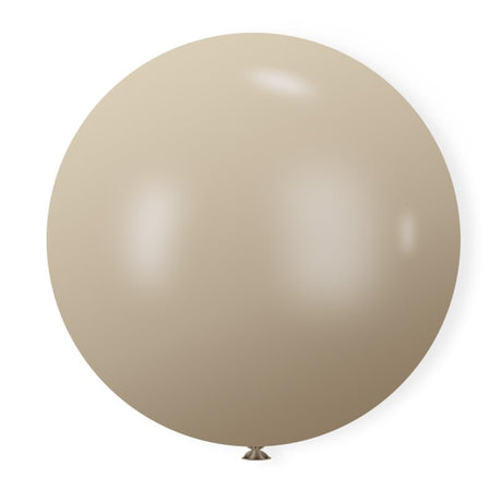 5 Pc Retro White Sand Latex Helium, Air or Water Balloons 36" - YauSpark