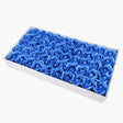 50 Pcs Three - Layer Floral Scented Soap Rose Petals Body Soap in Gift Box Dark Blue - YauSpark