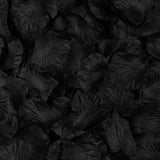 500 Pc Silk Rose Petals Confetti Black - YauSpark