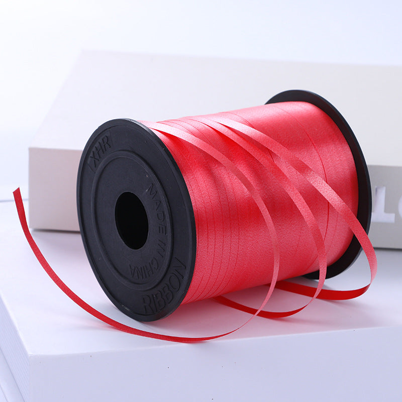 Decorative Satin Ribbon 500 Yards 1/5" Red