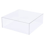 Acrylic Cake Box Stand Pedestal Riser Transparent Clear 14"x14"