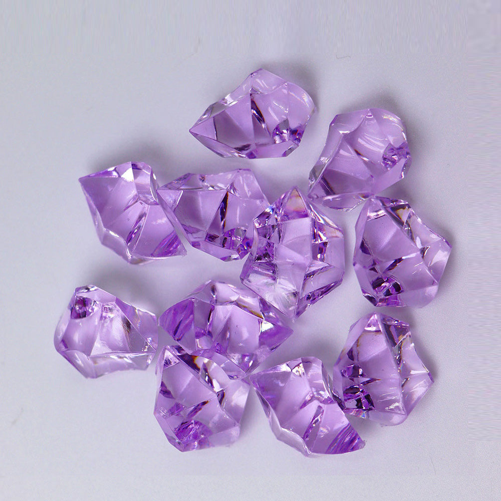 320 Pcs Acrylic Ice Bead Vase Fillers Light Purple