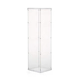 Clear Acrylic Pedestal Riser, Transparent Display Box 40"