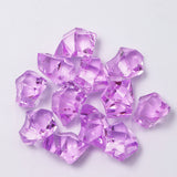 320 Pcs Acrylic Ice Bead Vase Fillers Light Rose Red