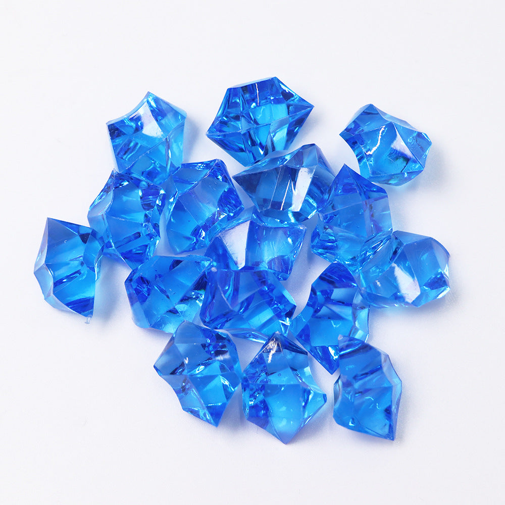 320 Pcs Acrylic Ice Bead Vase Fillers Dark Blue