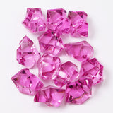 320 Pcs Acrylic Ice Bead Vase Fillers Rose Red