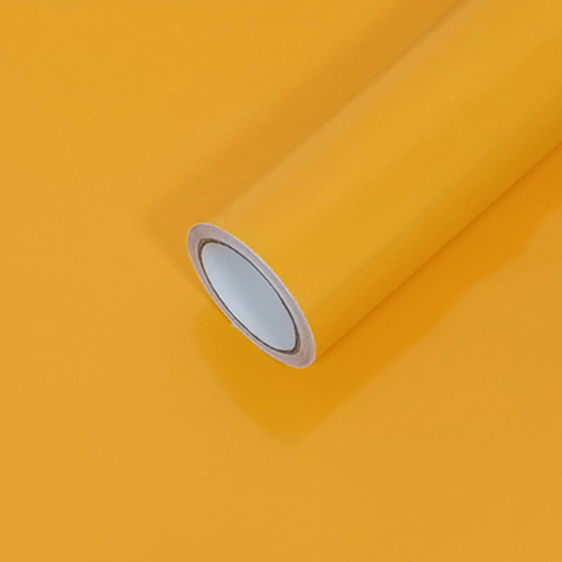 Adhesive Vinyl Roll 12"x16ft Glossy Dark Yellow