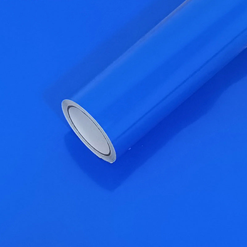 Adhesive Vinyl Roll 12"x16ft Glossy Light Blue