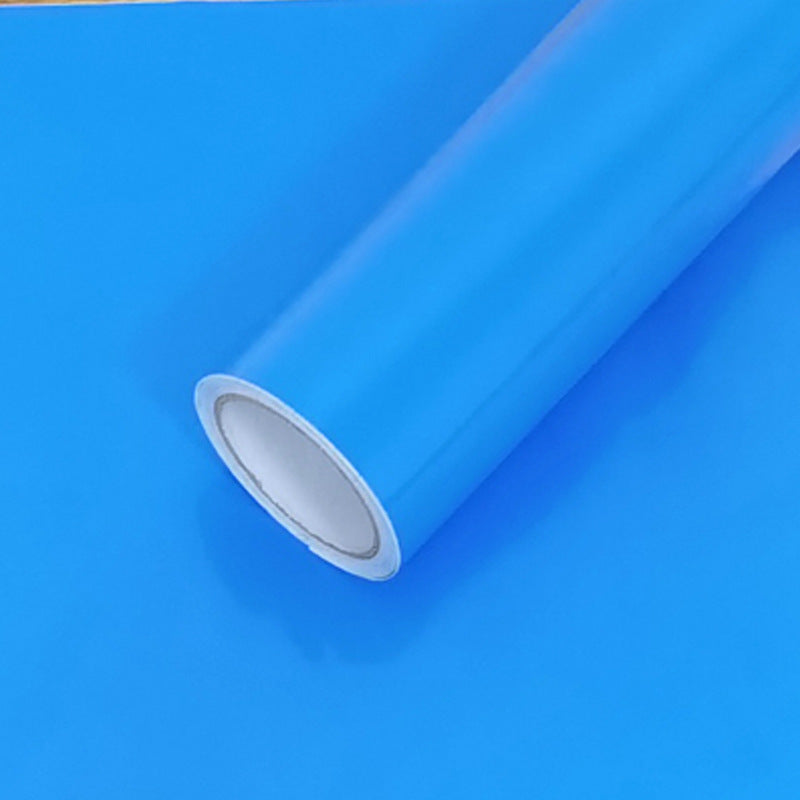 Adhesive Vinyl Roll 12"x16ft Glossy Water Blue