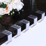 12pcs Adjustable Large Plastic Table Skirt Clips 2 to2.7"