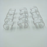 12pcs Adjustable Large Plastic Table Skirt Clips 2 to2.7"