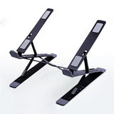 Laptop Stand Adjustable Portable Aluminum Black