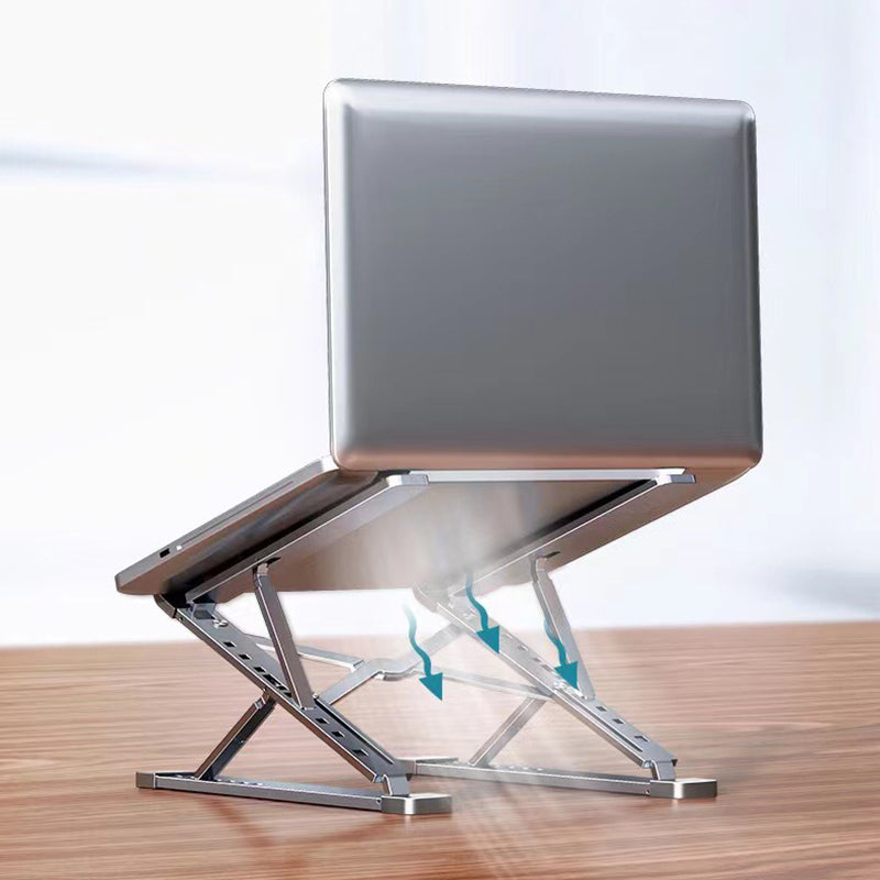 Laptop Stand Adjustable Portable Aluminum Black