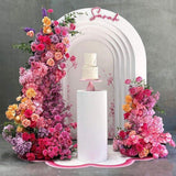2 Set Artificial Floral Wedding Backdrop Decoration Rose Gypsophila Rose Red