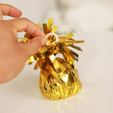 12 Pack Rainbow Foil Tassel Top Party Balloon Weights, 6.3oz 5"