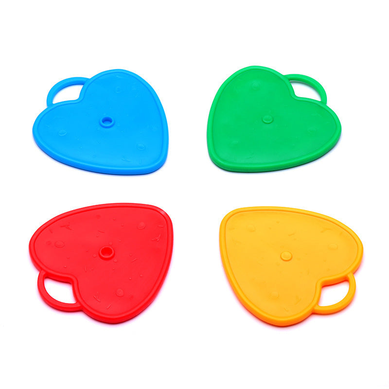 40PCS Balloon Weights Plastic Heart Shaped Balloon Pendants