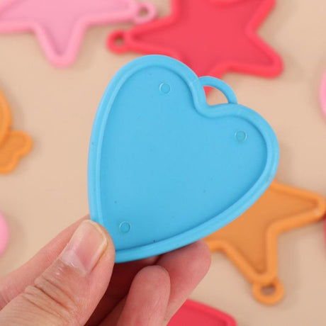 40PCS Balloon Weights Plastic Heart Shaped Balloon Pendants