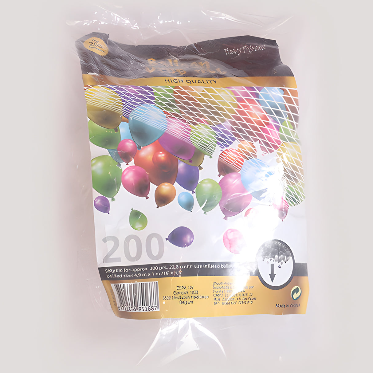 Balloon Release Net With Capacity For 200 Balloons