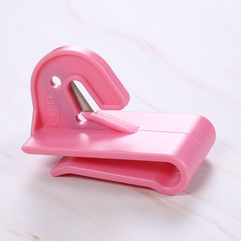 2 Pcs Balloon Ribbon Cutter Package Opener Tool Pink