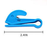 2 Pcs Balloon Ribbon Cutter Package Opener Tool Blue