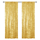 Big Payette Sequin Backdrop Drape Curtain 9ftx9ft Gold