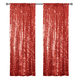 Big Payette Sequin Backdrop Drape Curtain 9ftx9ft Red