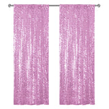 Big Payette Sequin Backdrop Drape Curtain 9ftx9ft Pink