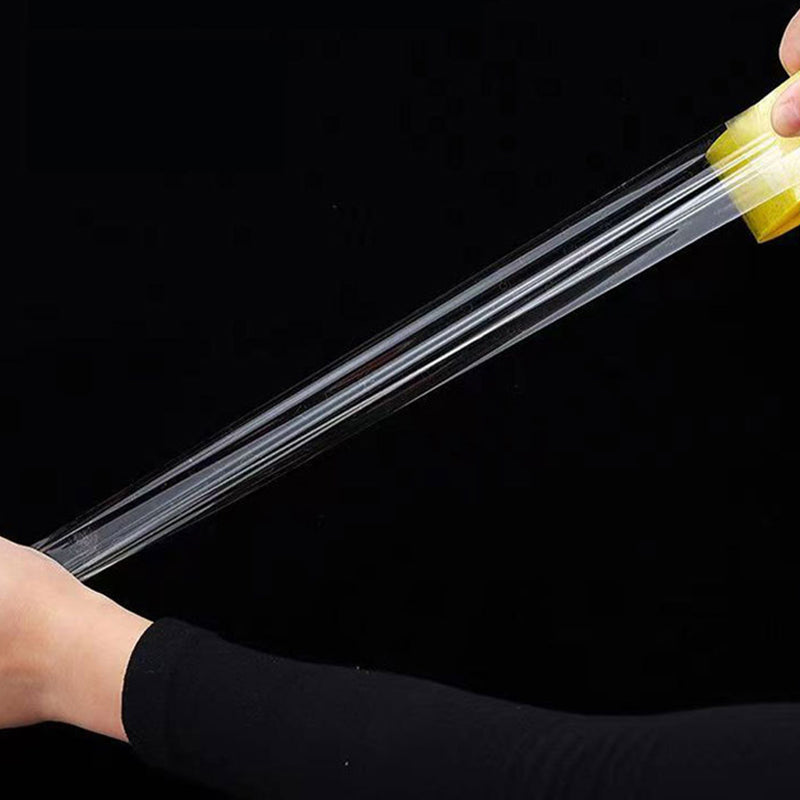 5 Roll Performance Paper Box Sealing Tape Transparent Yellow