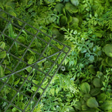 Boxwood Hedge Locust and Cypress Garden Wall Backdrop Mat 4 Artificial Panels 11 Sq ft Green